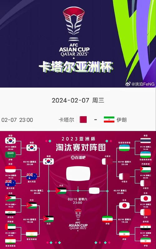 亚洲杯赛程表2024卡塔尔